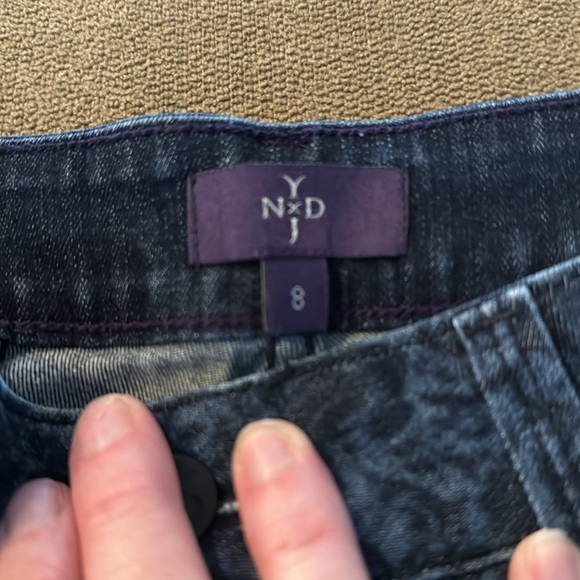 NYDJ Straight Leg Rapture Blue Lift Tuck Technology Jeans Size 8 (TD) - Picture 5 of 5